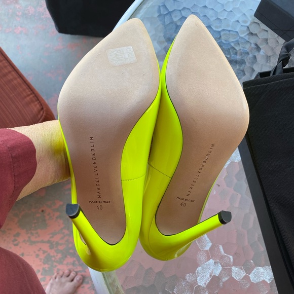 Marcell Von Berlin Yellow High Heels - Picture 3 of 7